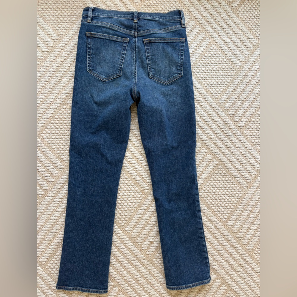 Frame Denim Women's Straight Leg Jeans in Medium Blue - Picture 6 of 9